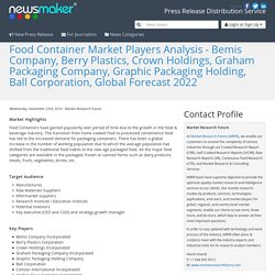 Food Container Market Players Analysis - Bemis Company, Berry Plastics, Crown Holdings, Graham Packaging Company, Graphic Packaging Holding, Ball Corporation, Global Forecast 2022