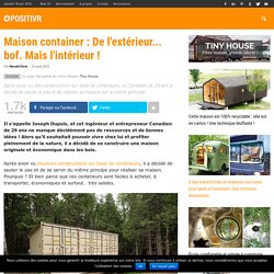 Maison container : De l'extérieur... bof. Mais l'intérieur !