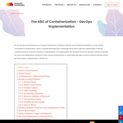 The ABC of Containerization - DevOps Implementation