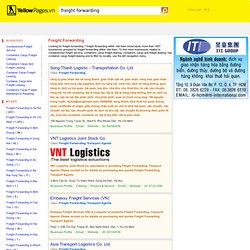 freight forwarding , containerized freight service , containers cargo freight leasing - YellowPages.vn