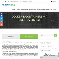 Docker & Containers – A Brief Overview - Infinitive Host