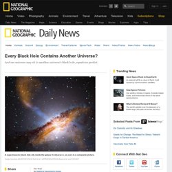 Every Black Hole Contains Another Universe?