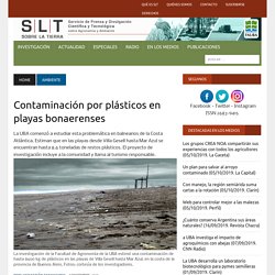 Contaminación por plásticos en playas bonaerenses