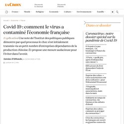Covid-19 : comment le virus a contaminé l’économie française
