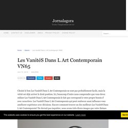 Les VanitéS Dans L Art Contemporain VN65