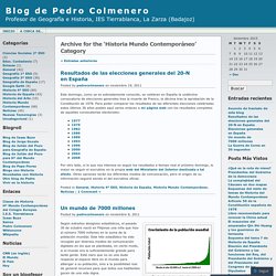 Historia Mundo Contemporáneo « Blog de Pedro Colmenero