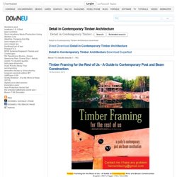 Detail in Contemporary Timber Architecture - download