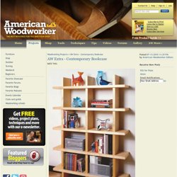 Contemporary Bookcase - Projects