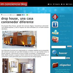 Drop House, una casa contenedor diferente