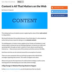 Content is All That Matters on the Web
