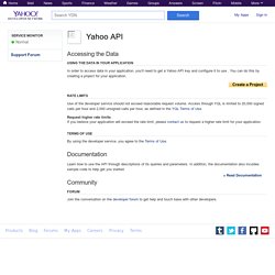 Term Extraction Documentation for Yahoo! Search Web Services