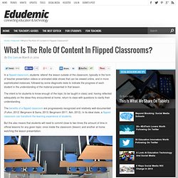 What Is The Role Of Content In Flipped Classrooms?