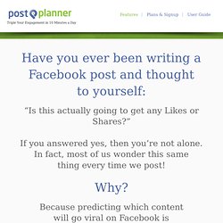 White Label Post Planner