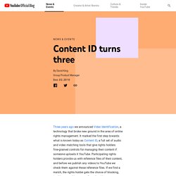 Content ID turns three