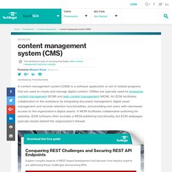 What is content management system (CMS)? - Definition from WhatIs.com