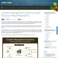 Content Management Systems Jungle: Find your Way [Infographic]
