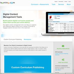 Sky - Digital Learning Environment meets Content Management System