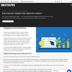 Top B2B content marketing agency in LONDON