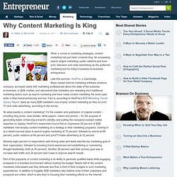 Why Content Marketing Is King