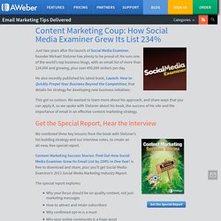 Content Marketing Coup: How Social Media Examiner Grew Its List 234%