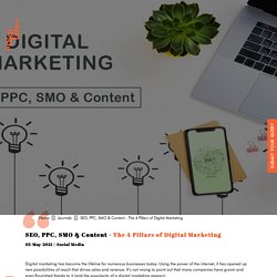 SEO, PPC, SMO & Content - The 4 Pillars of Digital Marketing