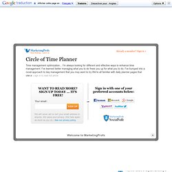 Circle of Time Planner
