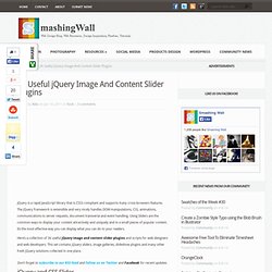 36 Useful jQuery Image And Content Slider Plugins