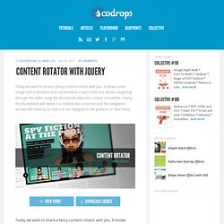 Content Rotator with jQuery