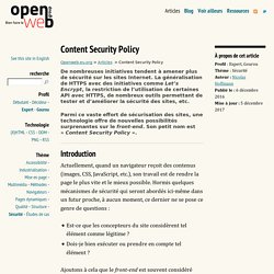 Content Security Policy