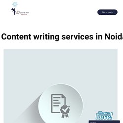 Content Writing Services in Noida - Digital Marketing Company in Noida