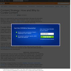 Content Strategy: How and Why to Curate Content