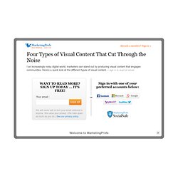 Four Types of Visual Content That Cut Through the Noise