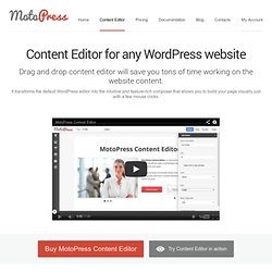 Content Editor plugin for WordPress