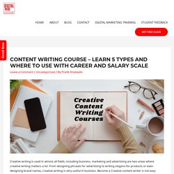 content writing courses for Beginners