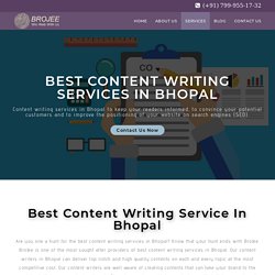 Best Content writing Services in Bhopal