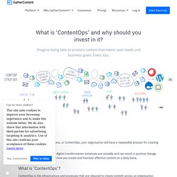 What is ‘ContentOps’ (Content Operations) and why should you invest in it?