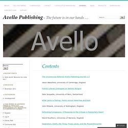 Contents « Avello Publishing