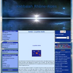 Contes : La petite étoile - Kabbalah Rhône-Alpes