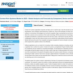 Context Rich Systems Market by Component, Device & Vertical