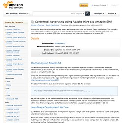 Contextual Advertising using Apache Hive and Amazon EMR : Articles & Tutorials