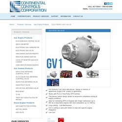 Natural Gas Variable Pressure Control