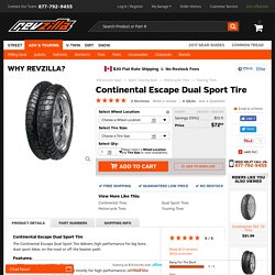 Continental Escape Dual Sport Tire - RevZilla