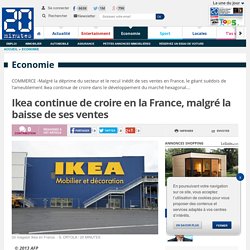 Ikea continue de croire en la France, malgré la baisse de ses ventes