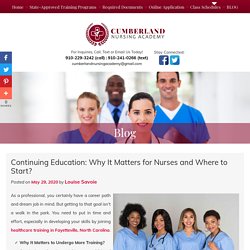 Continuing Education: Why It Matters for Nurses and Where to Start?