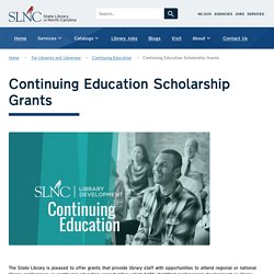 Continuing Education Scholarship Grants