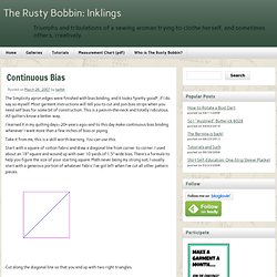 The Rusty Bobbin: Inklings