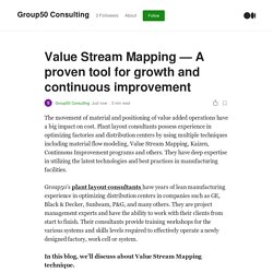 Value Stream Mapping — A proven tool for growth and continuous improvement