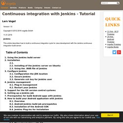 Continuous Integration with Jenkins