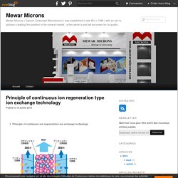 Principle of continuous ion regeneration type ion exchange technology - Mewar Microns