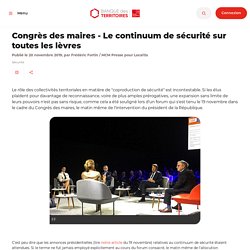 Le continuum de sécurité sur toutes les lèvres